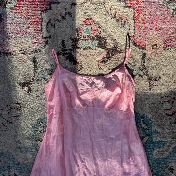 Dosa Baby Pink Silk Slip Mini Dress Size 3 - Picture 5 of 8
